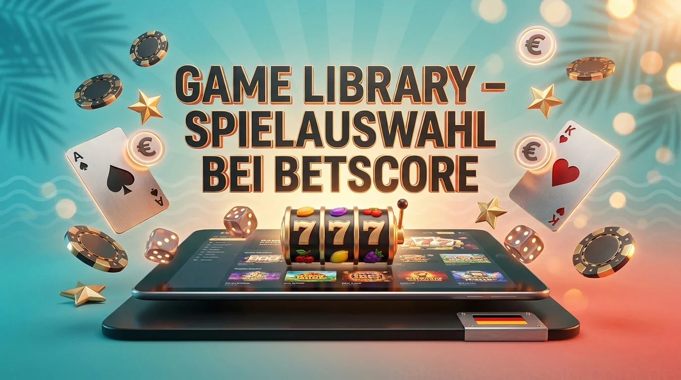 Game Library – Spielauswahl bei Betscore